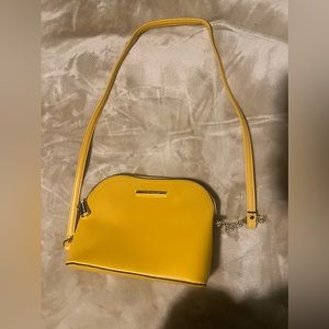 Steve Madden Bmarilyn Mustard Domed Crossbody Bag